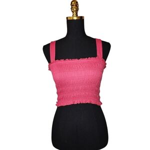 2/30 American Eagle Pink Smocked Women's Top